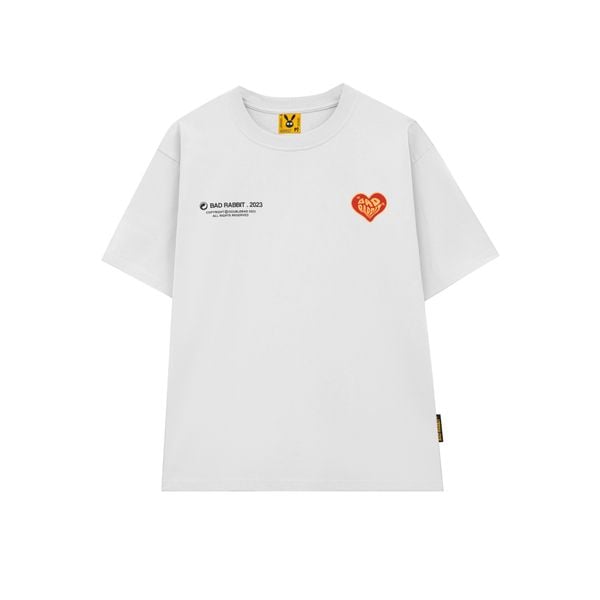 RABBIT HEART TEE - SAND