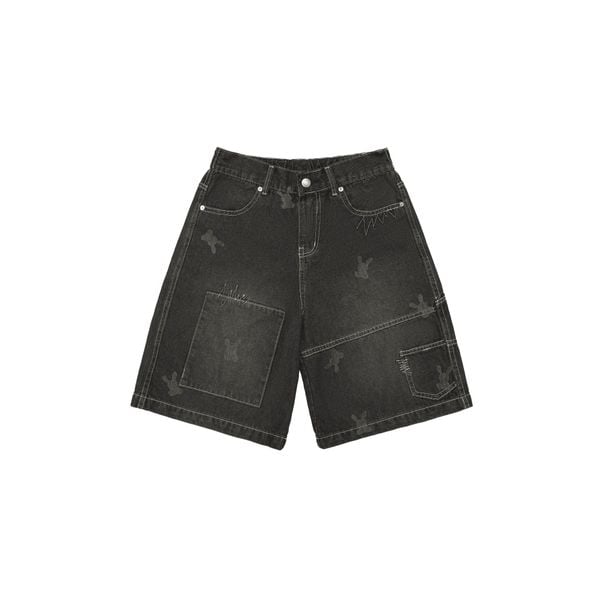 RABBIT MONOGRAM SHORT