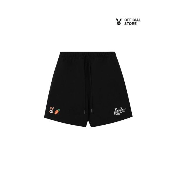 CARROT RABBIT SHORTS – BLACK