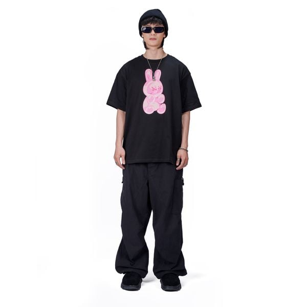 GUMMY RABBIT TEE - BLACK