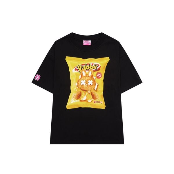 SNACK RABBIT TEE - BLACK