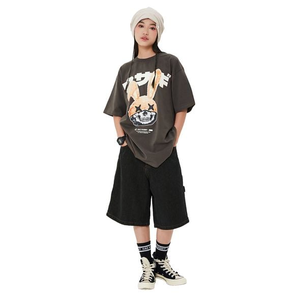 SKULL MASK RABBIT TEE