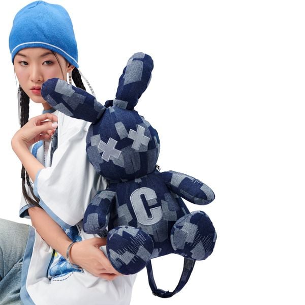 BABY RABBIT BACKPACK - JEANS