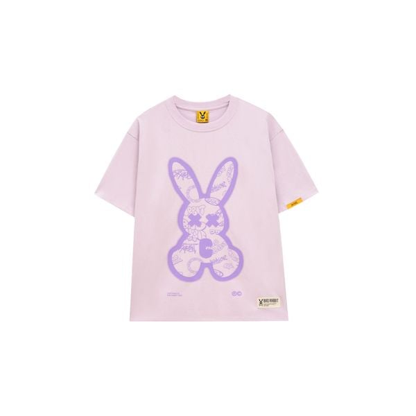 SPRAY RABBIT TEE - PURPLE