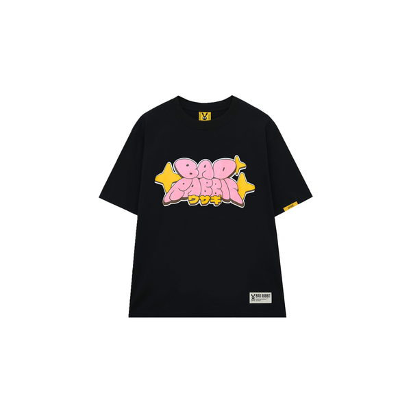 BLACK CARTOON TEE