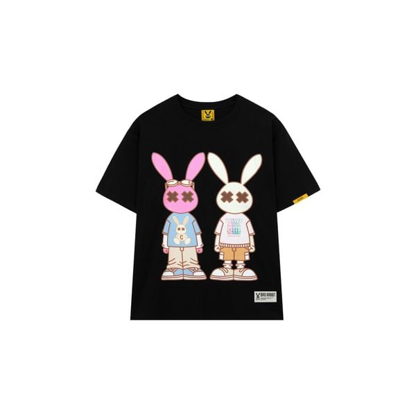 BUDDY RABBIT TEE - BLACK