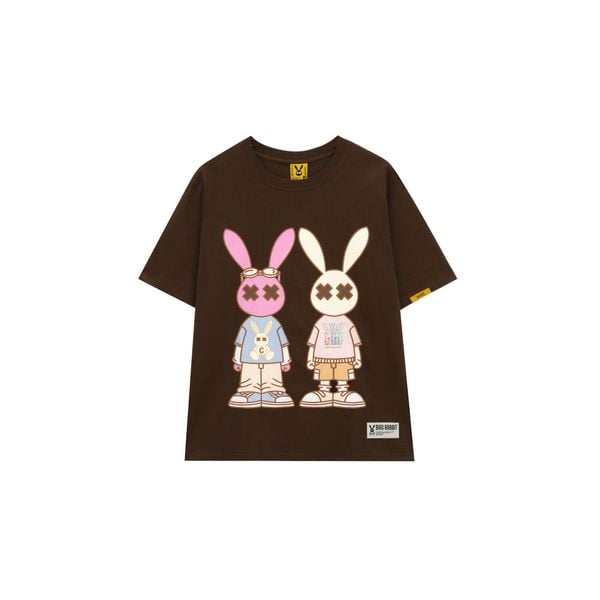BUDDY RABBIT TEE - BROWN