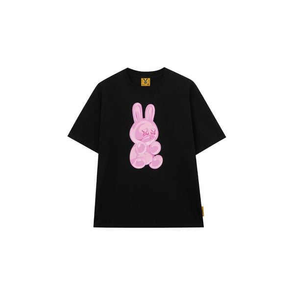 GUMMY RABBIT TEE - BLACK