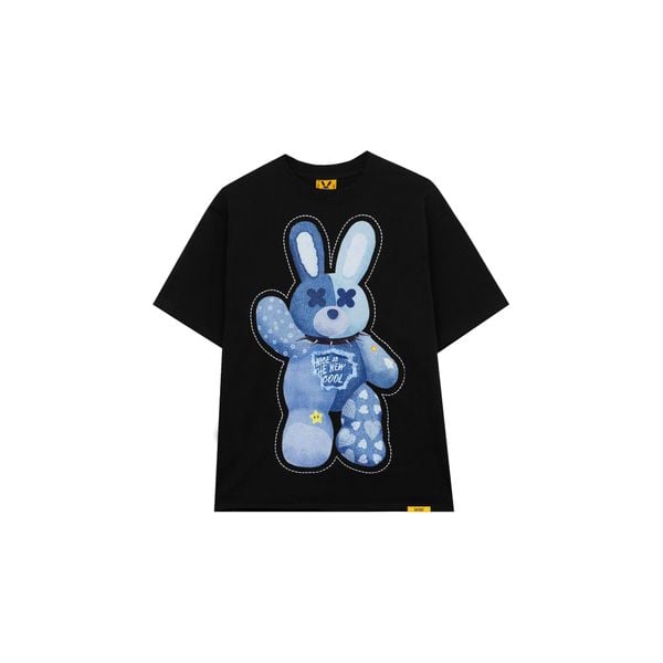 JEAN RABBIT TEE - BLACK