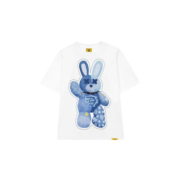 JEAN RABBIT TEE - WHITE