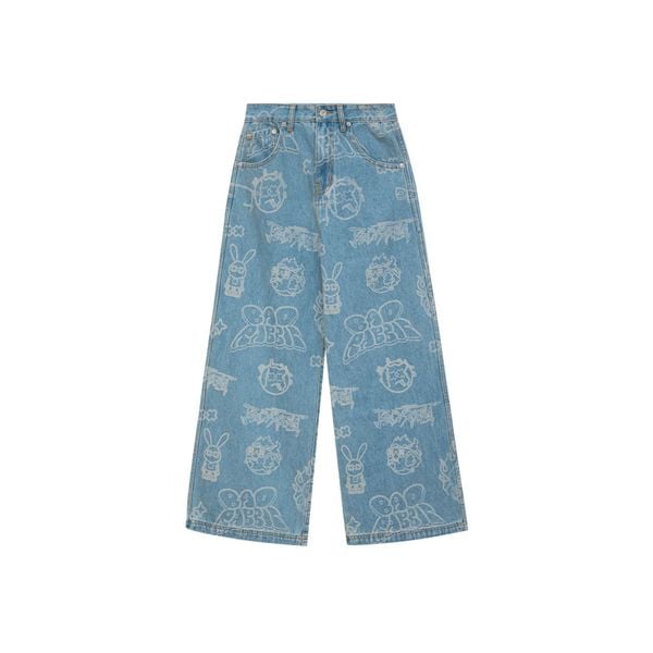 OVERPRINT JEANS – BLUE