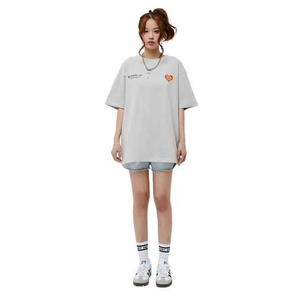 RABBIT HEART TEE - SAND