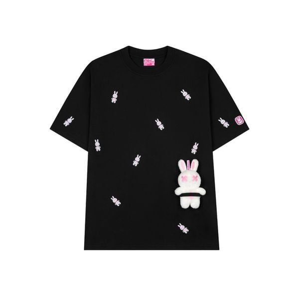 MAMI RABBIT TEE – BLACK