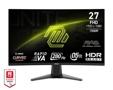 Màn Hình Cong Gaming MSI MAG 276CXF - 27 inch - VA - FHD - 280Hz - Model: 3CE0
