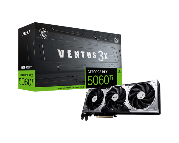 VGA MSI Geforce RTX 5060 Ti 16G Ventus 3X OC GDDR7