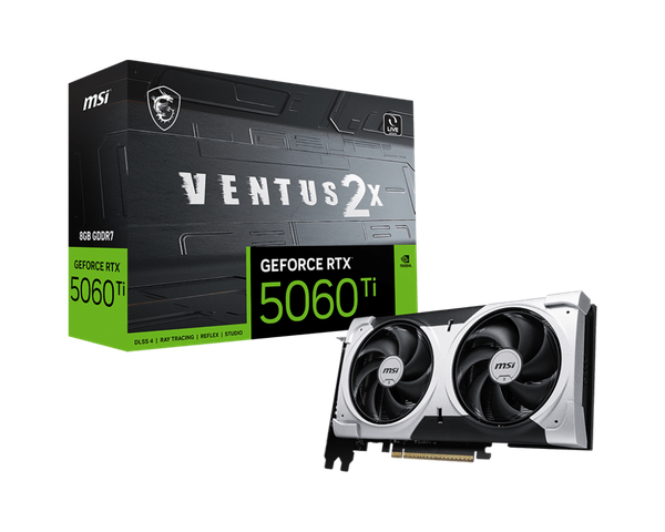 VGA MSI GeForce RTX 5060 Ti 8G VENTUS 2X PLUS GDDR7