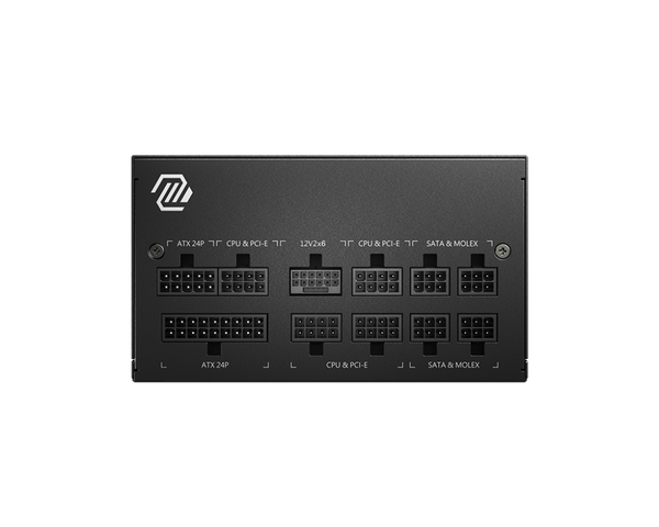 Nguồn máy tính MSI MAG A850GL PCIE5 850W 80 Plus Gold, Full Modullar
