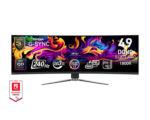 Màn Hình Cong MSI MPG 491CQPX QD-OLED 49 Inch - 240Hz -Model: 3FA8