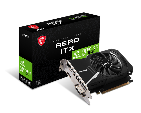 VGA MSI GT 1030 AERO ITX 4GD4 OC