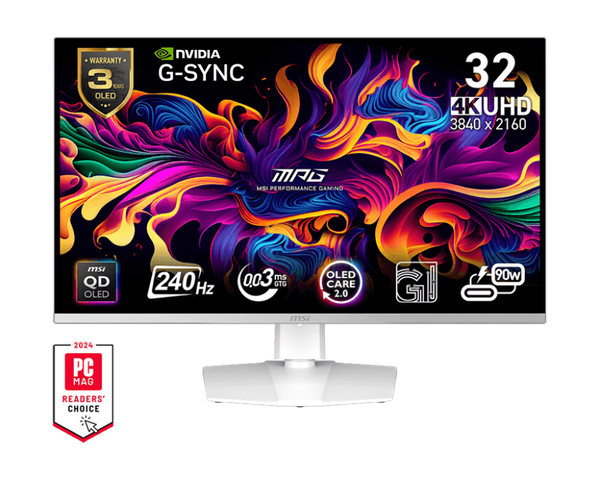 Màn Hình MSI MPG 321URXW QD-OLED 32 Inch -  UHD - 240Hz- Model: 3DD2