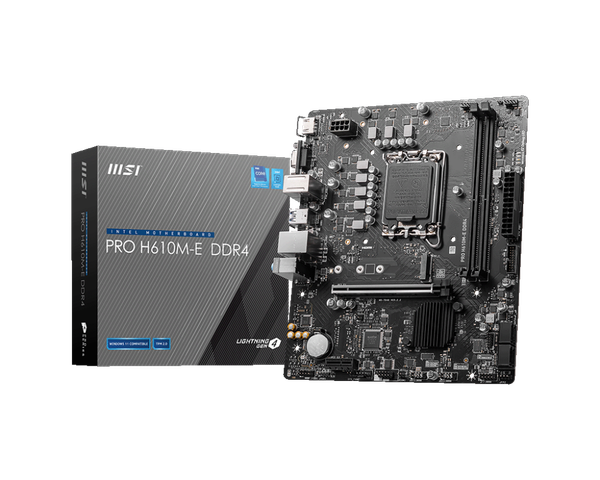 Mainboard MSI PRO H610M-E DDR4 LGA1700