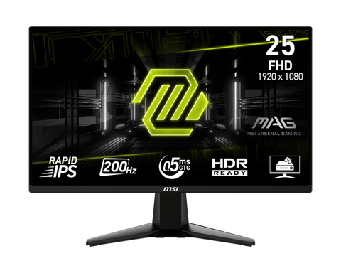 Màn Hình Gaming MSI MAG 255F E20 - 24.5 inch - IPS - FHD - 200Hz -Model: 3BC2