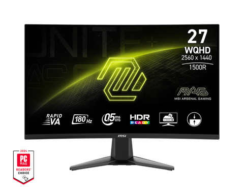 Màn hình cong MSI MAG 27CQ6F 27 Inch VA 2K 180Hz - Model: 3CD9
