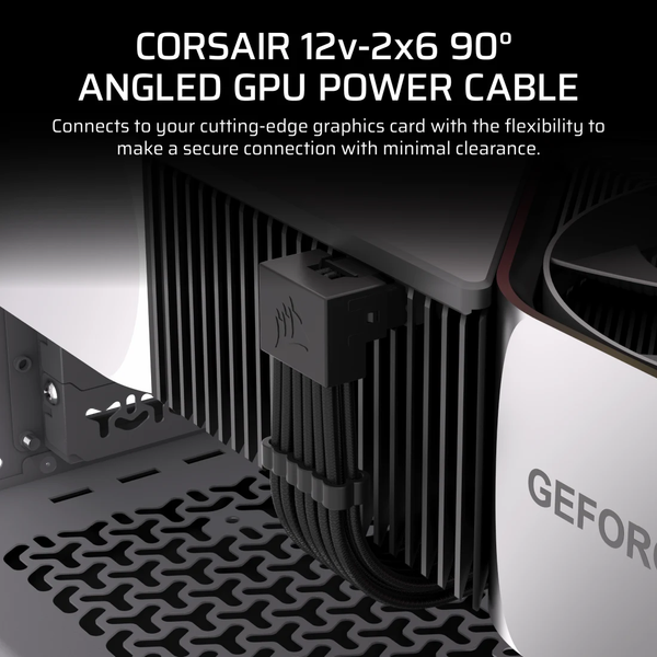 Cáp nguồn máy tính Universal Corsair PSU 90° 12V-2x6 Style B Cable CP-8920352