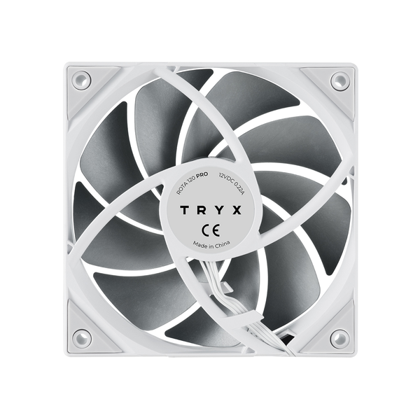 Quạt tản nhiệt TRYX ROTA PRO 120mm Performance Fan White F-R120P-NN1M-G0W