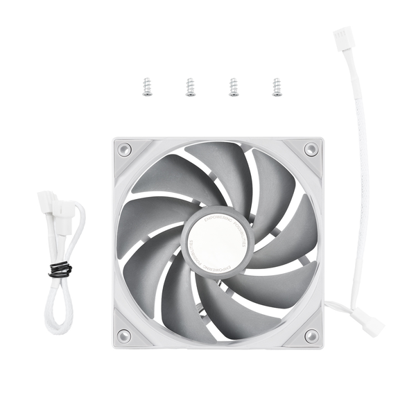 Quạt tản nhiệt TRYX ROTA PRO 120mm Performance Fan White F-R120P-NN1M-G0W