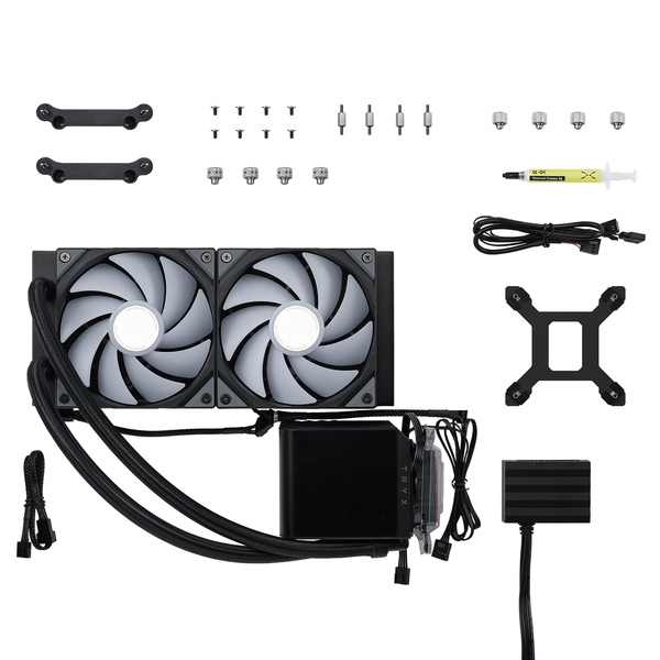 Tản nhiệt nước AIO TRYX PANORAMA 240 ARGB Black L-P240A-AS2M-G0K