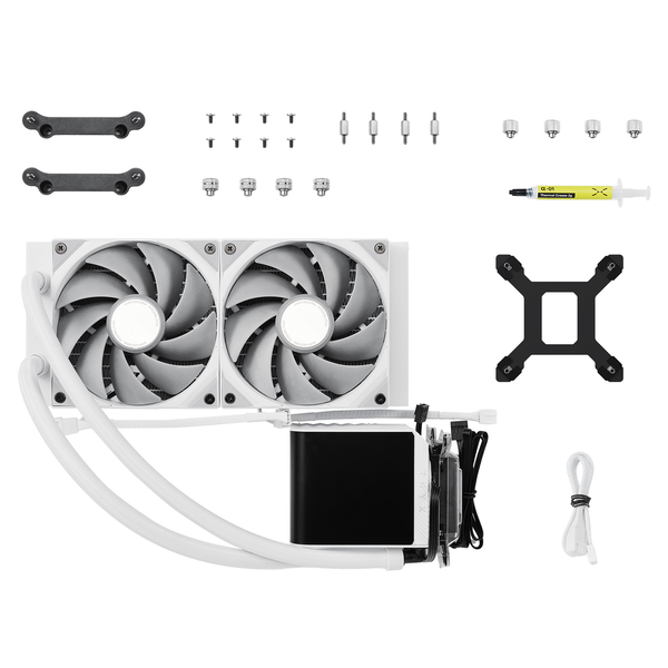 Tản nhiệt nước AIO TRYX PANORAMA 240 White L-P240N-DS2M-G0W
