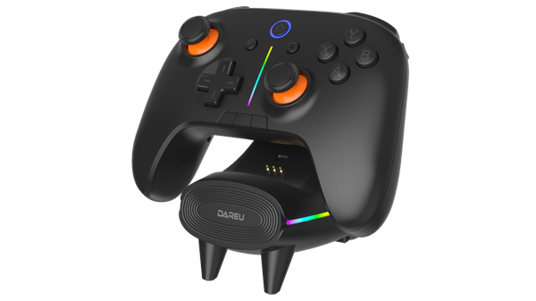 Tay cầm chơi game DAREU H106 PRO (TRIPLE MODE: USB cable+2.4G+Bluetooth - FAST CHARGING DOCK)