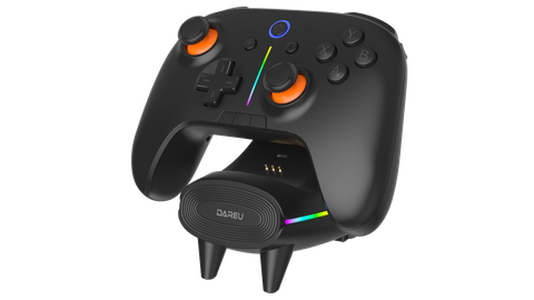 Tay cầm chơi game DAREU H106 PRO (TRIPLE MODE: USB cable+2.4G+Bluetooth - FAST CHARGING DOCK)