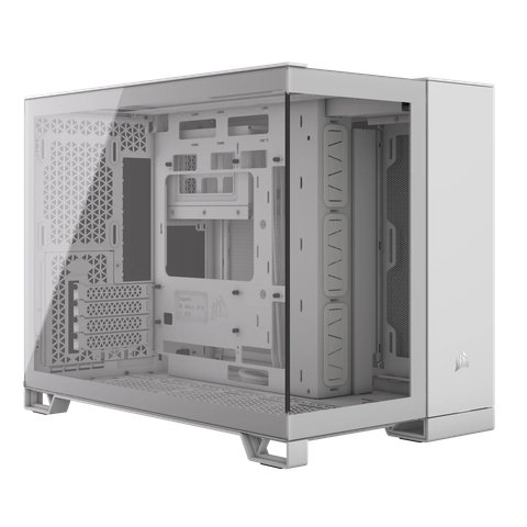 Vỏ máy tính Corsair 2500X Tempered Glass mATX Mid-Tower, White CC-9011266-WW