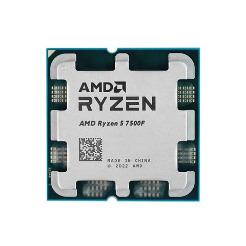 CPU AMD Ryzen 5 7500F TRAY / 3.7 GHz Boost 5.0 GHz / 6 Core 12 Thread / 38MB / AM5