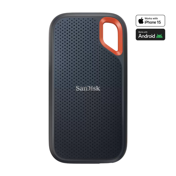 Ổ cứng di động SSD SanDisk Extreme Portable E61 4TB Gen 2 USB 3.2 Type C & Type A SDSSDE61-4T00-G25