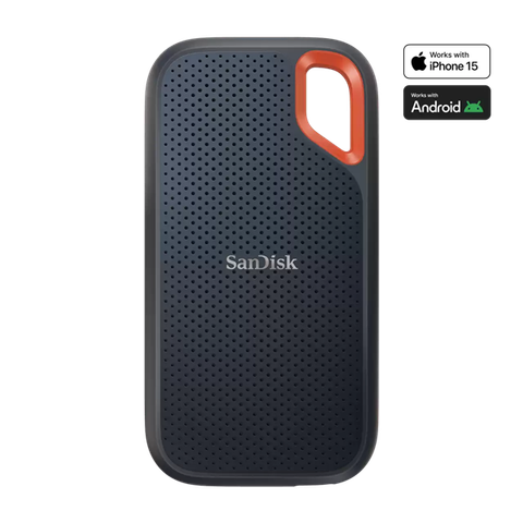 Ổ cứng di động SSD SanDisk Extreme Portable E61 4TB Gen 2 USB 3.2 Type C & Type A SDSSDE61-4T00-G25