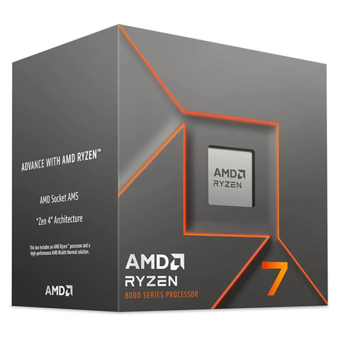 CPU AMD Ryzen 7 8700F / 4.1 GHz Boost 5.0 GHz / 8 Core 16 Thread / 16MB / AM5