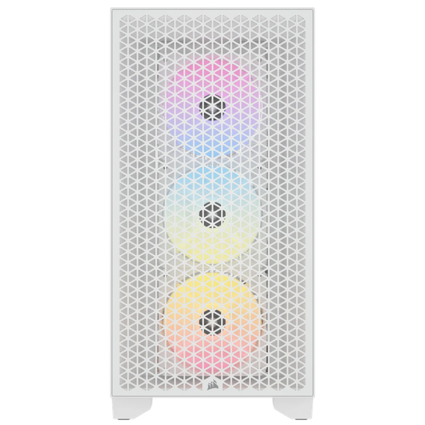 Vỏ máy tính Corsair 3000D RGB Tempered Glass Mid-Tower, White CC-9011256-WW