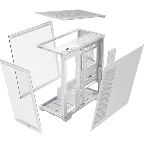 Vỏ máy tính Corsair 3500X Tempered Glass Mid-Tower, White CC-9011277-WW