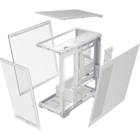 Vỏ máy tính Corsair 3500X Tempered Glass Mid-Tower, White CC-9011277-WW