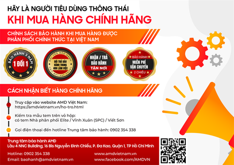 Bộ vi xử lý AMD Ryzen 9 7900 / 3.7 GHz Boost 5.4 GHz / 12 Core 24 Thread / 76MB / AM5