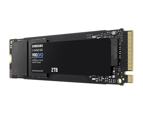 SSD Samsung 990 Evo 2TB M.2 NVMe PCIe Gen 4.0x4 | PCIe 5.0 x2 2.0 MZ-V9E2T0BW