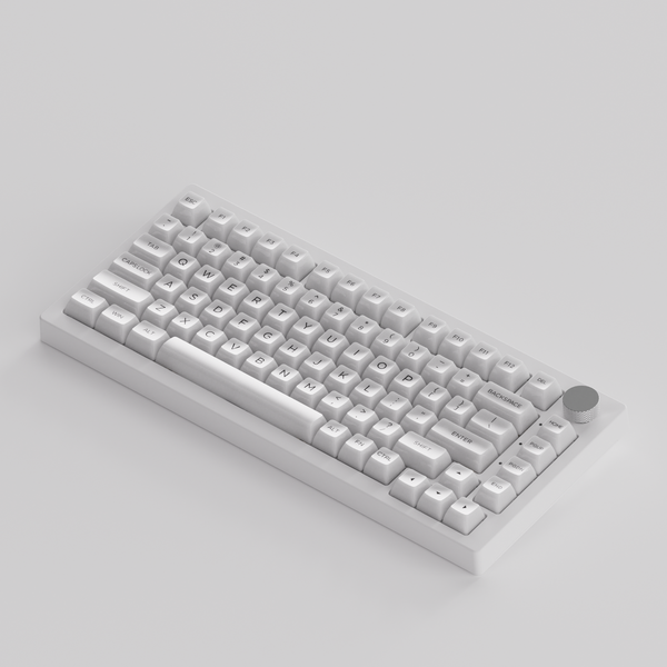 Bàn phím cơ AKKO 5075B Plus Transparent ASA White/Piano Pro (Hotswap/RGB/Multi-modes)