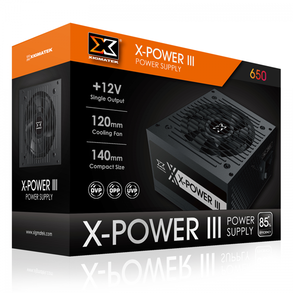 Nguồn máy tính Xigmatek X-Power III 650 (600W, 230V) EN45990