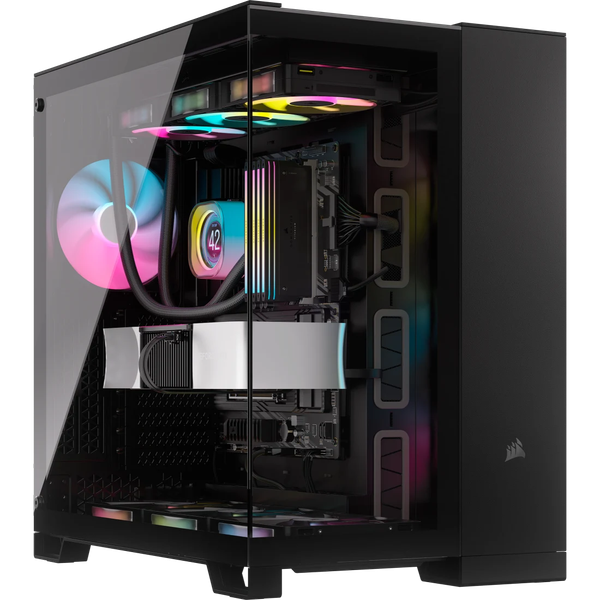 Vỏ máy tính Corsair 6500X Tempered Glass Mid-Tower, Black CC-9011257-WW