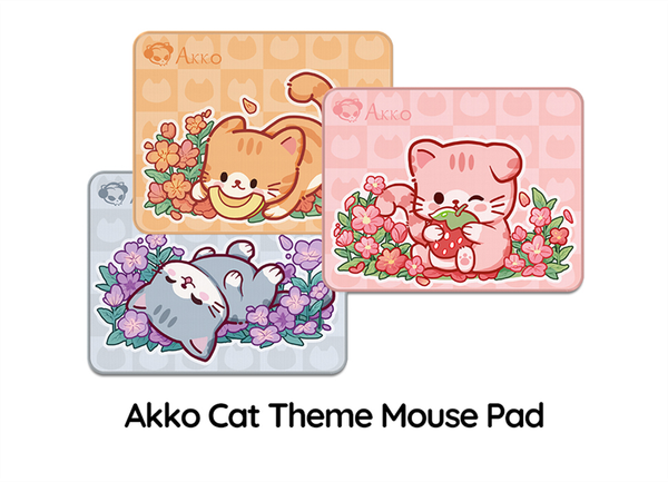 Bàn di AKKO Cat Theme Mousepad - Orange KATE (Desk Size) 360*280mm