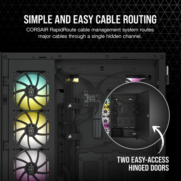 Vỏ máy tính Corsair 7000D Airflow TG Black CC-9011218-WW