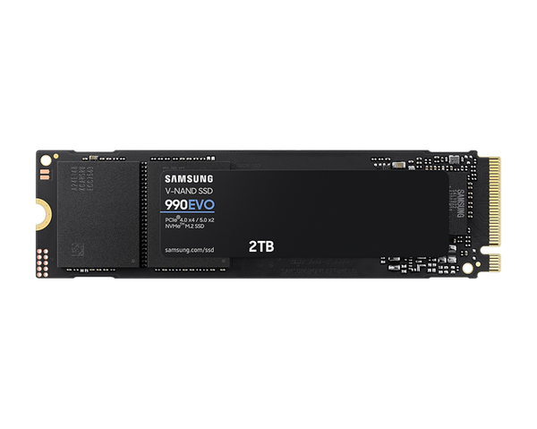 SSD Samsung 990 Evo 2TB M.2 NVMe PCIe Gen 4.0x4 | PCIe 5.0 x2 2.0 MZ-V9E2T0BW
